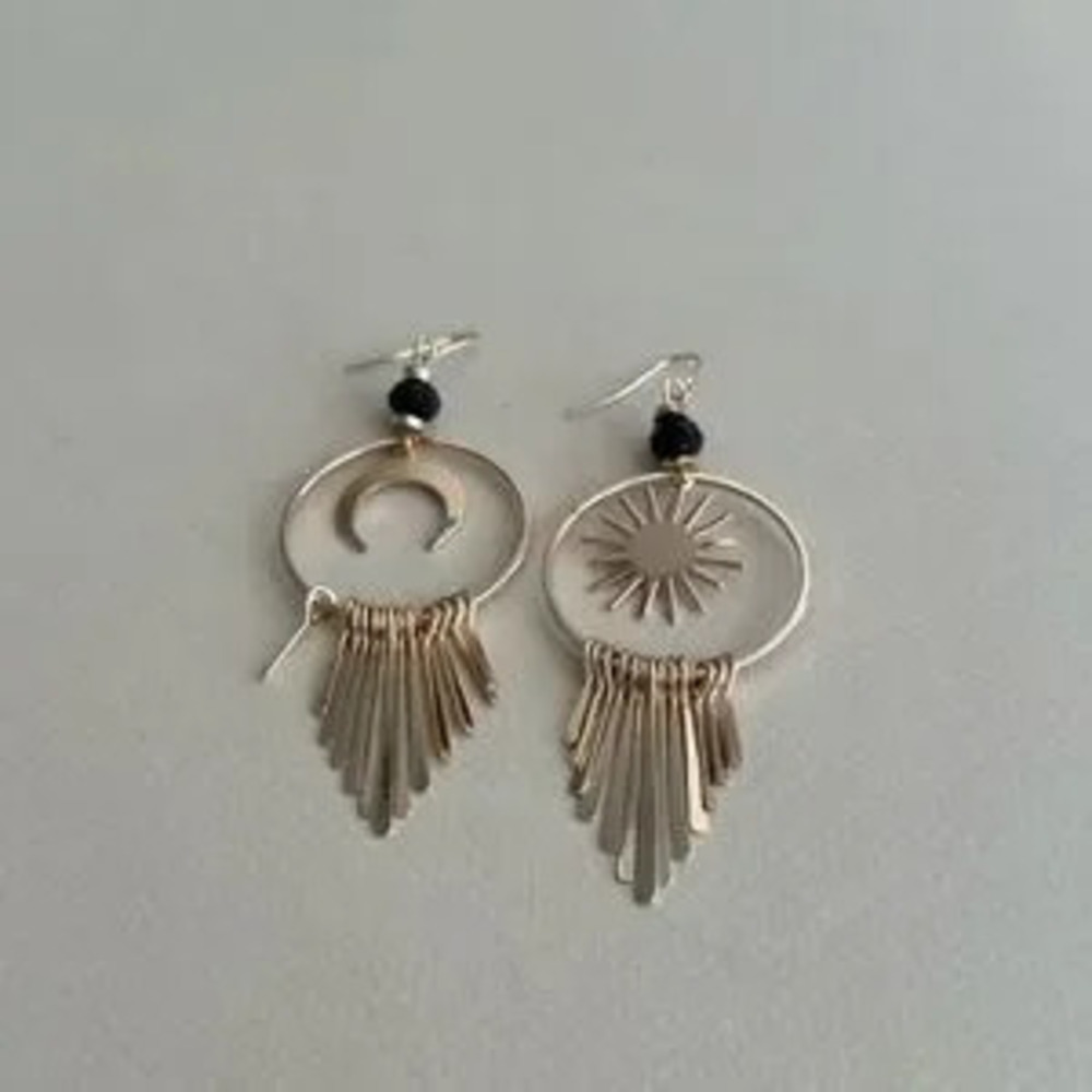 Boho Moon?Dangle Earrings N1902